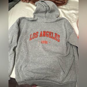 Grey Los Angeles Hoodie